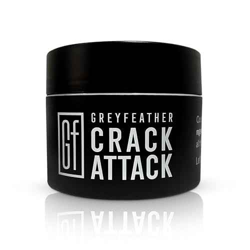 Greyfeather Crack Attack Hand Cream for Dry Cracked Hands Working Hands Cream ? Travel Size Moisturizer with Shea Butter & Vitamin E ? Anti Aging Hand Cream for Men & Women Non-Greasy & Fast Absorbing