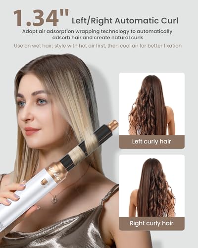 Ukliss 6-in-1 Hot Air Brush Hair Dryer - Professional Volumizer & Straightener