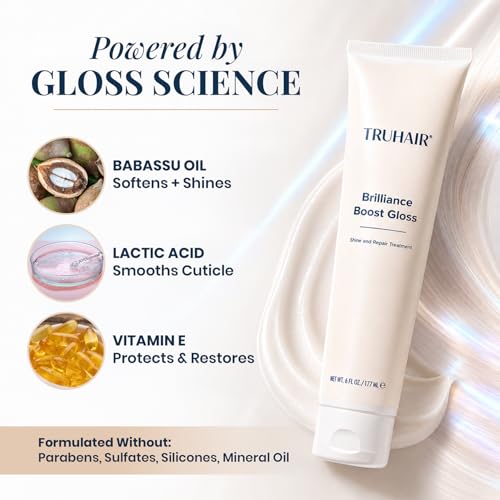 Truhair Brilliance Boost Clear Gloss Treatment - 6 Fl Oz