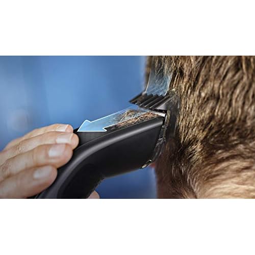 Philips Hair Clipper Series 7000, Washable Hair Clipper with DualCut Technology & 6 accessories, HC7650/14