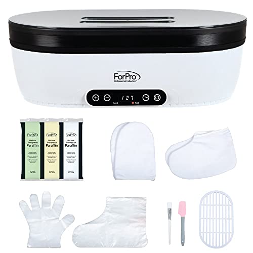 ForPro Digital Paraffin Bath Kit for Hands & Feet with Wax & Mitts