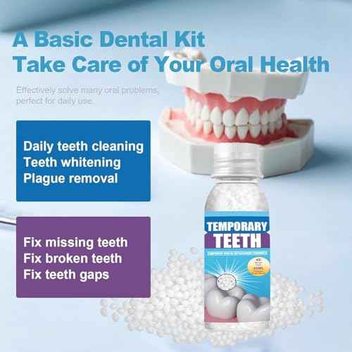 Tooth Repair kit with 4 Dental Tools, temporary tooth filling kit, tooth replacement missing teeth, Save Smile Cause Bad Teeth and Smile Confidently Again