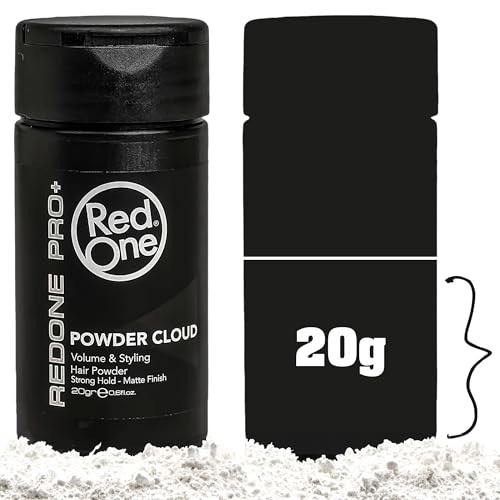 Redone Hair Styling Powder Wax 20gr | Strong Hold | Matte Finish | Volumizing & Texturizing Styling Dust | Adds Instant Volume & Thickness | Natural Look | For Men & Women | Barber Formula