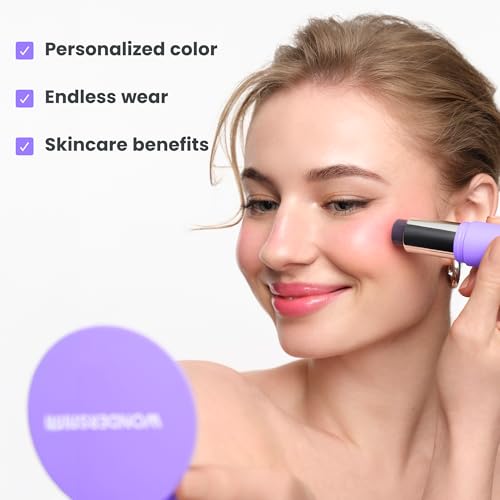 Wonderskin pH-Activated Cream Blush Stick - Multi-Use for Cheeks & Lips