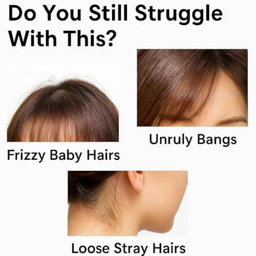 Hair Finishing Stick Super Hard ? Flyaway Tamer and Baby Hair Control Stick for Bangs, Long-Lasting Hold, Quick-Dry, Non-Greasy Japanese Formula, Fruity Floral Scent, Made in Japan