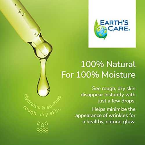 Earth's Care Natural Vitamin E Oil - 100% Natural Vitamin E Oil for Skin and Hair - 1 Fl OZ
