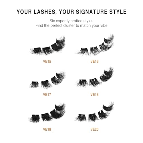 VLuxe Faux Mink Lash Clusters 12-16mm 24pk