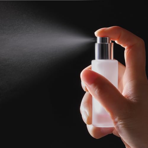 50ml Glass Perfume Spray Bottle - 2 Pack Refillable Atomizer