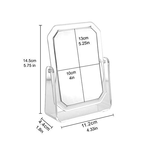 Double Sided Makeup Mirror 1X/3X Magnifying with Stand