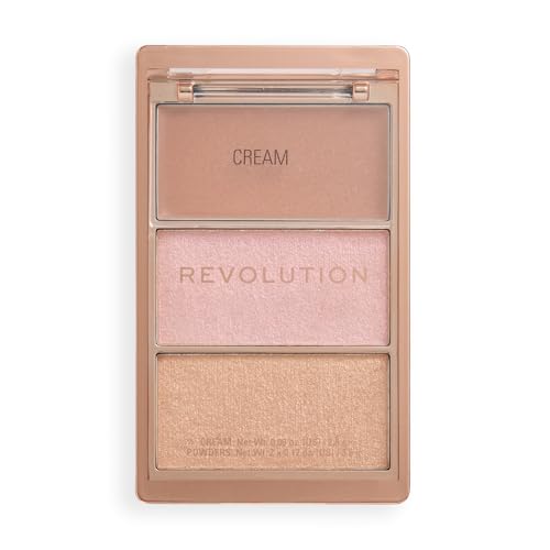 Revolution Highlight Icon Palette - Cream Powder Shimmer