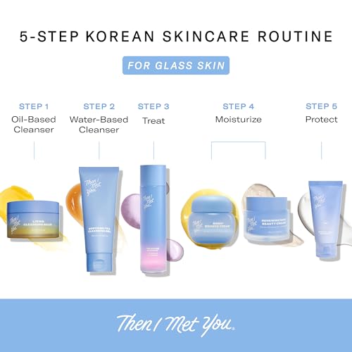 Then I Met You Essence Light Sunscreen, Broad Spectrum SPF 50 Lotion PA+++, with Hyaluronic Acid, Vegan, Cruelty-Free, 1.69 oz