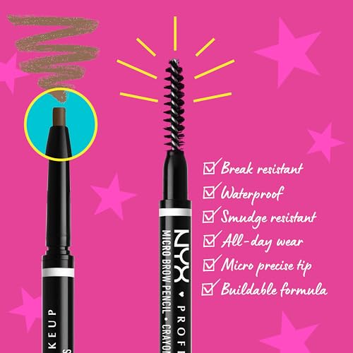 NYX PROFESSIONAL MAKEUP Micro Brow Pencil, Eyebrow Pencil - Espresso