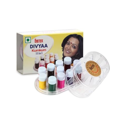 Liquid Kumkum Bindi: 11 Colors 1.5g Each by Eyetex