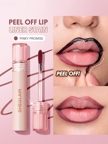 SHEGLAM Fall In Line Peel Off Lip Liner Stain - Pinky Promise