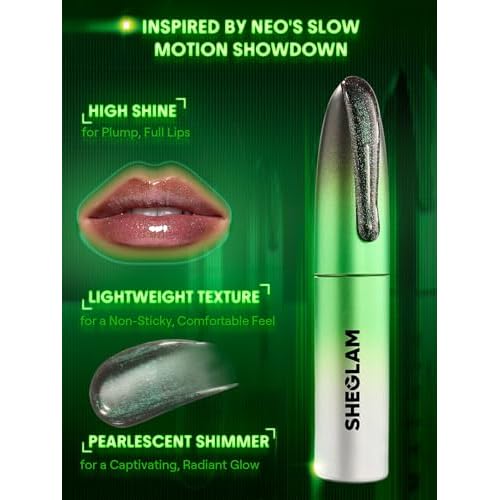 SHEGLAM The Matrix Collection Set All in One Makeup Kit Includes PaletteLip Balm Highlighter Lip Gloss Blush Make Up Gift Set for Women