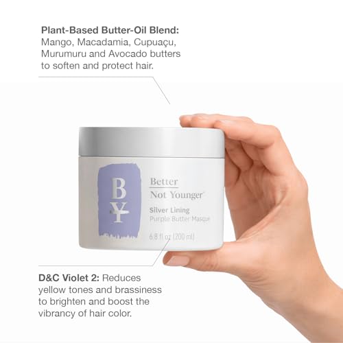 Silver Lining Purple Hair Mask for Gray & Silver Hair