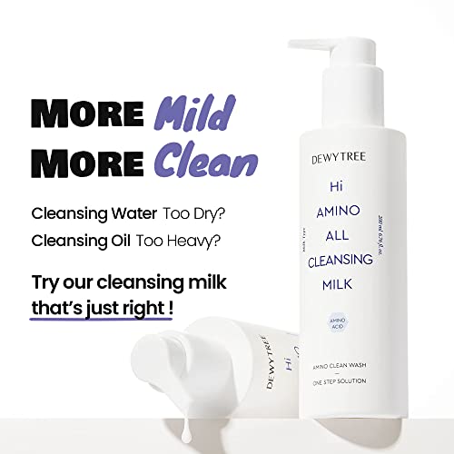 Dewytree Hi Amino All Cleansing Milk - Hydrating Face Cleanser 6.76fl oz