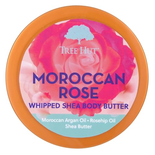 Tree Hut Moroccan Rose Whipped Shea Body Butter 8.4 oz - Hydrating & Nourishing