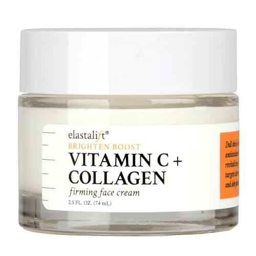 Elastalift Vitamin C Firming Face Cream Moisturizer Skin Care Facial Lotion, Potent Vitamin C Gel Cream For Face Targets Dry Skin, Age Spots, Wrinkles, Hyperpigmentation, & Sun Damaged Skin, 2 Fl Oz