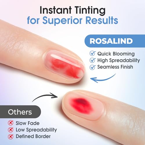 ROSALIND Blooming Gel and Glitter Top Coat Set - 11ml