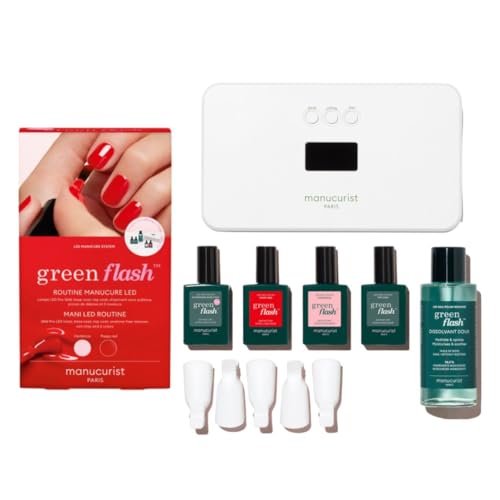 Manucurist Green Flash Gel Nail Polish Kit - 36W LED Lamp & 2 Colors