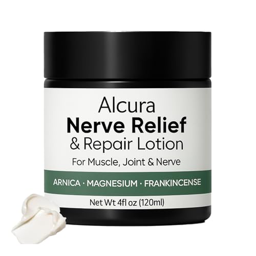 Alcura Lotion, Alcura Cream with Magnesium Massage Body Moisturizer ? 4 fl oz