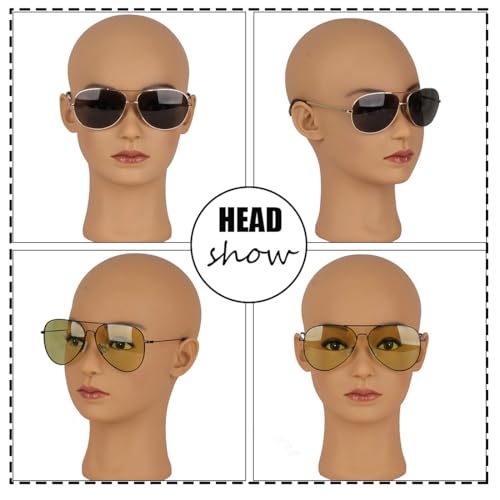 HAIRWAY Professional Bald Mannequin Head - Wig Making & Display
