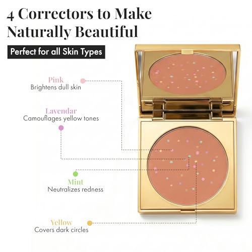 Magic Minerals Pressed Powder Foundation Compact with Mirror