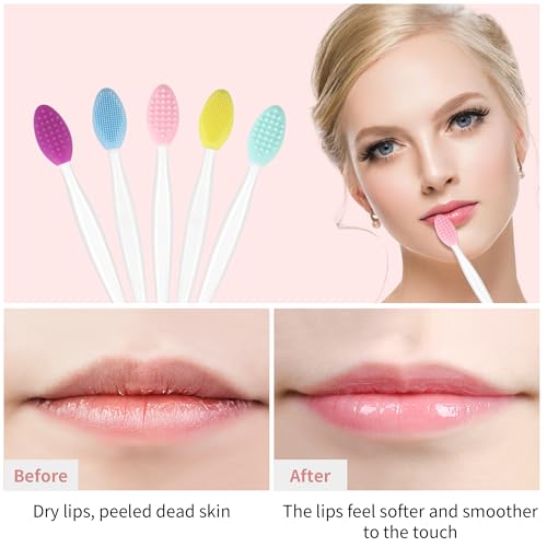 Silicone Lip Scrub Brush - Double-Sided Exfoliator for Lip Care