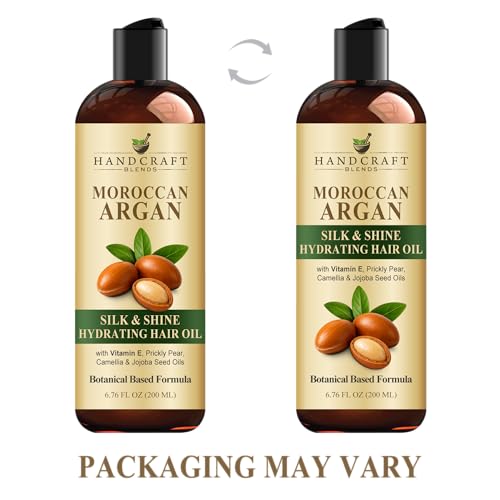Moroccan Argan Oil for Hair - 6.76 oz Nourishing Hair Serum
