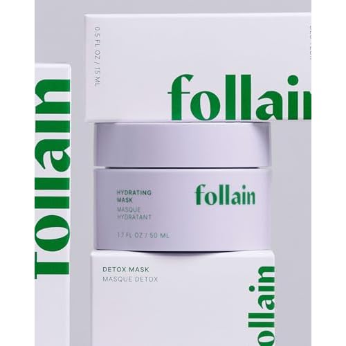 Follain Hyaluronic Acid + Bakuchiol Hydrating Face Mask for Normal to Dry Skin | Squalane, Rosehip Oil, Retinol-Alternative - Plump + Brighten Dull Skin - Clean Beauty, Vegan & Cruelty-Free