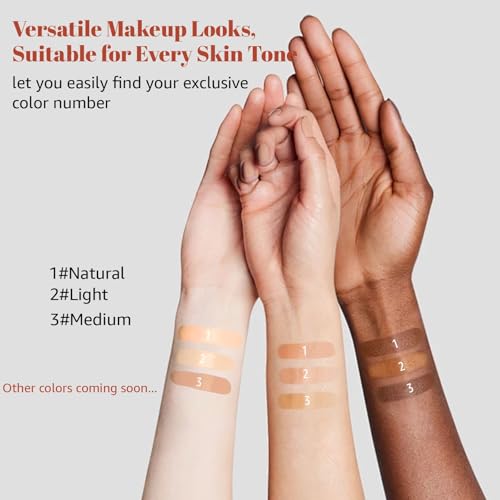 Color Changing Foundation Stick with Brush - Moisturizing Dewy Finish