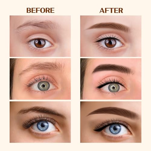 Microblading Eyebrow Pencil 2-in-1 Dual-Ended Brow & Eyeliner Pen