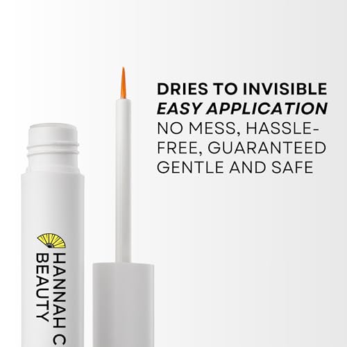 Clear Lash Adhesive Safe for Sensitive Eyes - Best Strip False Lash Glue - Invisible Comfortable Waterproof All Day Hold - Hannah Cho Beauty