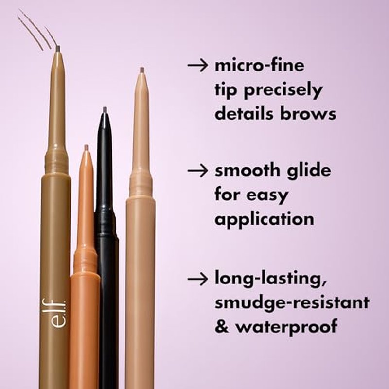 e.l.f. Micro-Fine Brow Pencil - Waterproof Auburn Eyebrow Pencil