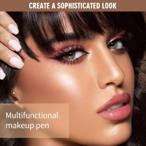 QIC Liquid Blush for Natural Matte Finish Multi-Use Blush Stick for Eyes Lips & Cheeks Nourishing & Long-Lasting (04 Coral)