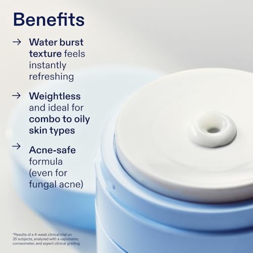 Skinfix Barrier Balancing Water Cream - 1.7 oz - Hyaluronic Acid & Niacinamide Water-Based Moisturizer for Face - Combo + Oily Skin - Acne-Safe, Fragrance Free, Vegan, Cruelty Free