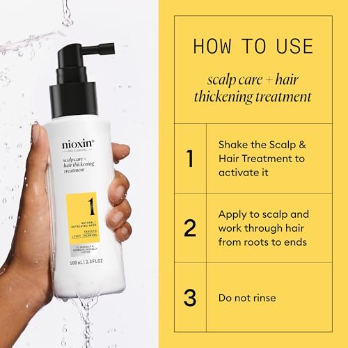 Nioxin System 1 Scalp & Hair Thickening Treatment for Natural Hair