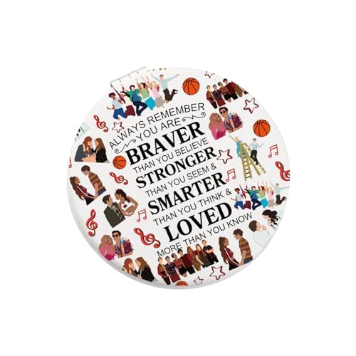 Musical Theatre Compact Mirror | Portable Makeup Mirror with Magnification
