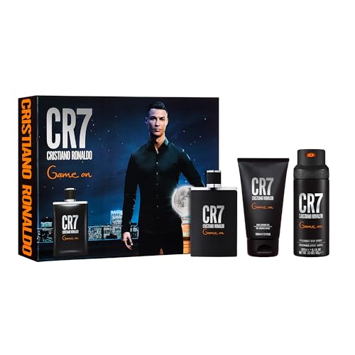 Cristiano Ronaldo Game On 12.6oz Men’s 3-Piece Gift Set - EDT, Shower Gel & Body Spray