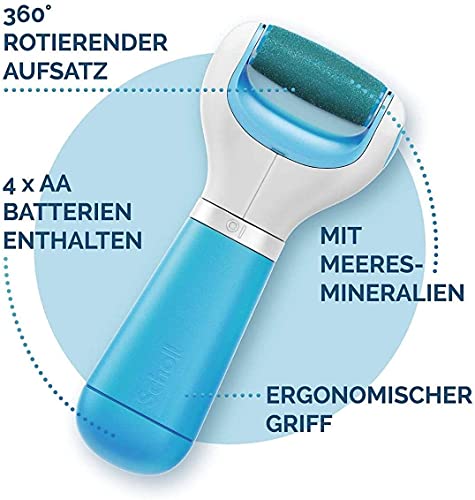 Electronic Foot File with Diamond Roller - Velvet Smooth Pedi Kit