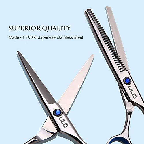ULG Professional Hair Cutting Thinning Shears Kit 6.5 inch
