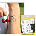Semi-Permanent Cherry Tattoo - Waterproof, 1-2 Weeks