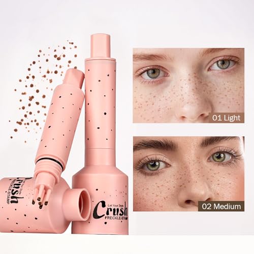 Freckle Pen, Freckle Stamp, Waterproof, Smudge-proof, Transfer-proof,Easy Natural Sun-Kissed Look