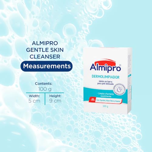 almipro Face & Body Cleanser Bar ? Soap-Free Syndet with Oatmeal & Aloe Vera for Delicate Skin ? Gentle Wash Bar for All Skin Types ? 3.5 oz Bars, Pack of 3