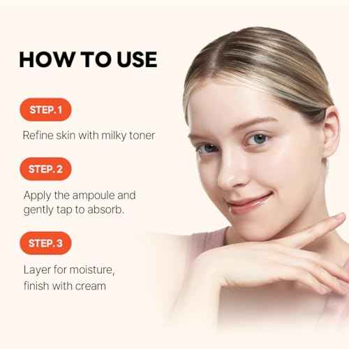 ROUND LAB Soybean Panthenol Ampoule 1.69 Fl Oz, Deep Hydration Serum with Nano Niosome Panthenol, and Ceramides for Skin Barrier Strengthening and Non Sticky Moisture Retention, Korean Skincare