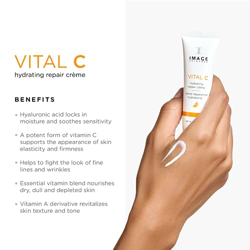 IMAGE Skincare, VITAL C Hydrating Face Serum, with Vitamin C and Hyaluronic Acid, to Brighten, Tone and Smooth Appearance of Wrinkle