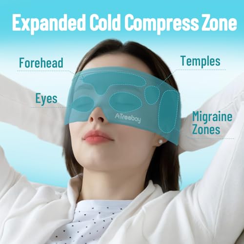 Reusable Gel Eye Mask for Puffiness, Dark Circles & Migraines