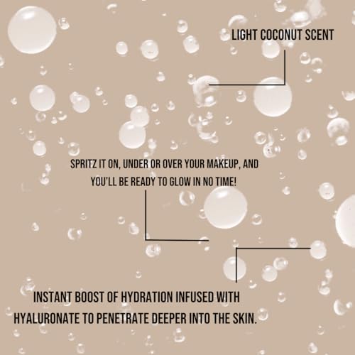 Hydrating Self-Tanning Water Spray ? Coconut Scented | Lightweight, Refreshing Mist with Multivitamins | Natural Sun-Kissed Glow | All Skin Types | Vegan Friendly Hydration | 6.7 fl oz