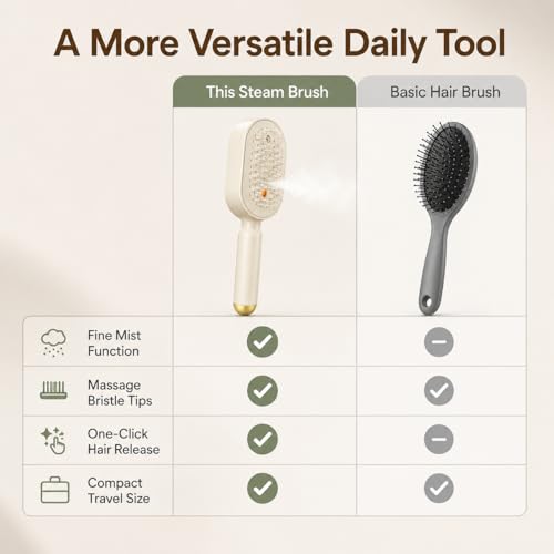 Electric Spray Hair Brush with Air Cushion Bristles (2-Pack)